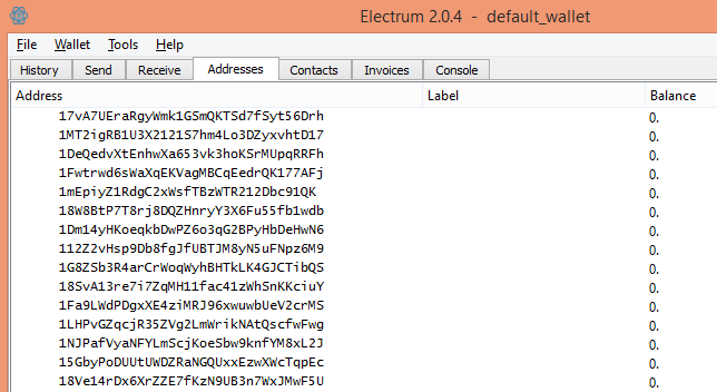 add bitcoin to electrum wallet